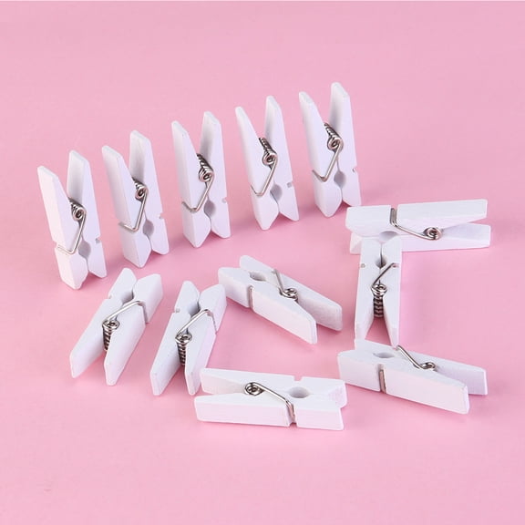UPKOCH 100Set Mini Photo Clips for Pictures Home and Holiday Decorations