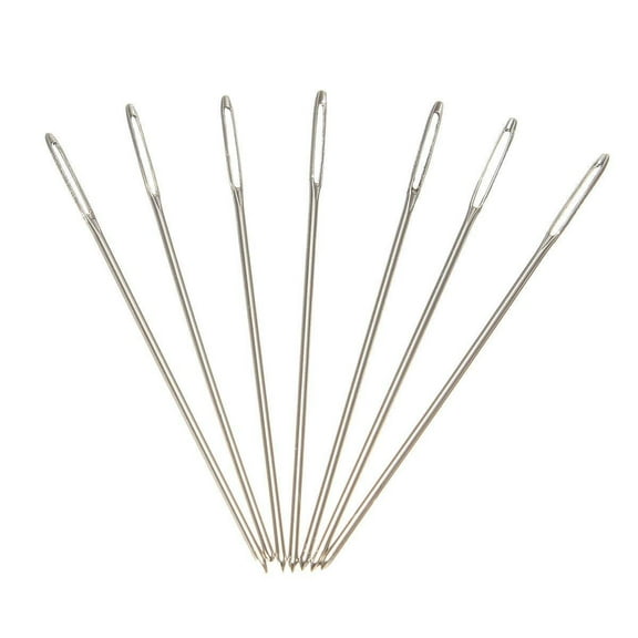 UPKOCH 100Set Steel Yarn Needles For Sewing Buttons School Handwork Courses Sewers Stainless Steel