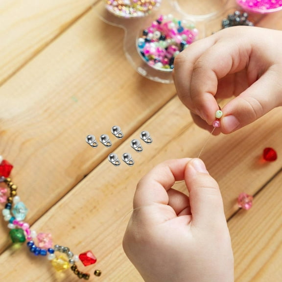 UPKOCH 100pcs Jewelry Findings For Craft Enthusiasts Versatile Fasteners Silver