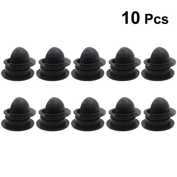 UPKOCH 10PCS Plastic Foosball Cups for Foosball Machine Replacement Parts Black