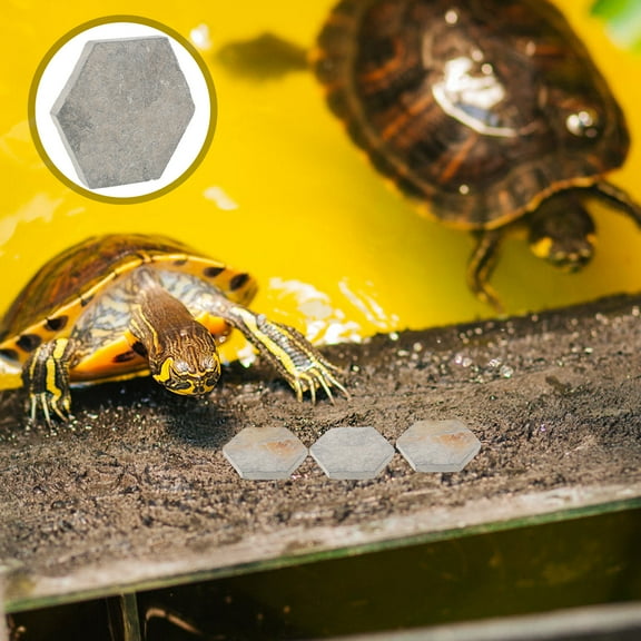 UPKOCH 10Pack Brick Like Stone Aquarium Rock Decor for Turtles and Fish Tanks 2.0Inch