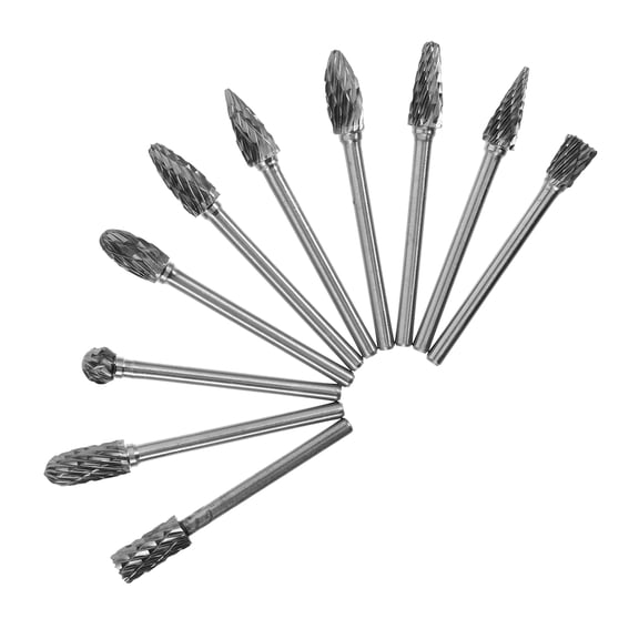 UPKOCH 10Set Tungsten Steel Grinder Bits Transparent Grinding Electric Grinders DIY Projects