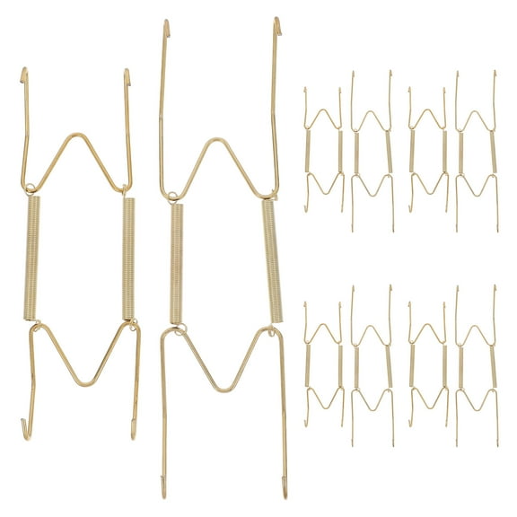 UPKOCH 10Pcs Heavy Duty Invisible Spring Plate Hooks For Wall And Ceiling Mounting In Homes