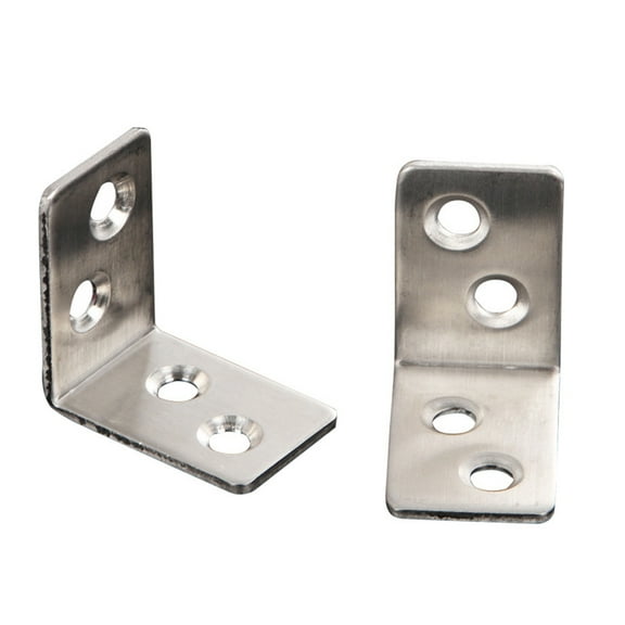 UPKOCH L Shaped Shelf Bracket Fixed Bracket Silver 10pcs Stabilize Furniture