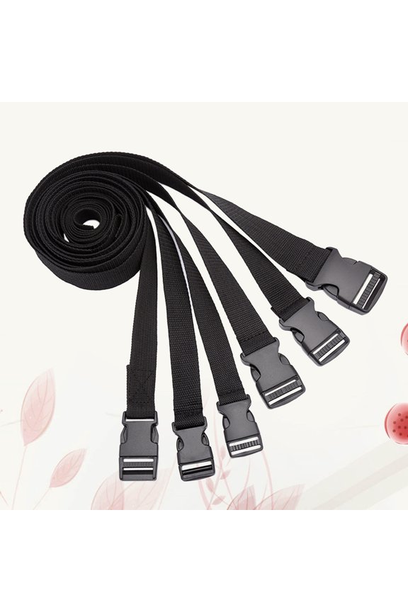 10Pcs Luggage Strap .8 x 1in POM PP For Moving And Traveling With Adjustable Buckle