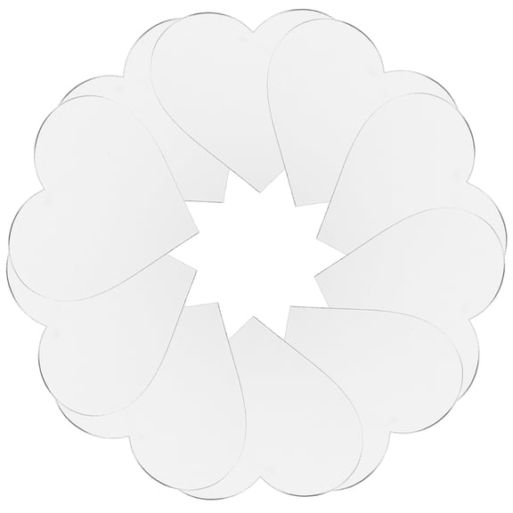 UPKOCH 10Pcs Mirror Wall Decal Stick on Makeup Mirror Silver for DIY Projects DIY Enthusiasts