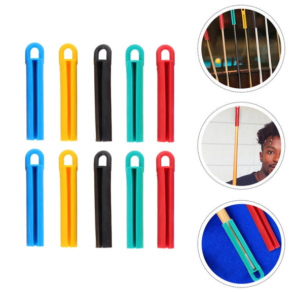 UPKOCH 10Pcs Pool Cue Holder Plastic for Protecting Billiard Cue Heads