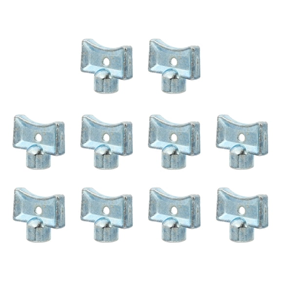 UPKOCH 10Pcs Professional Design Radiator Vent Key Zinc Alloy Silver Daily Use
