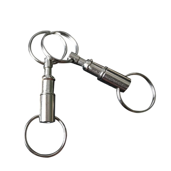 UPKOCH 10Pcs Round Snap Key Rings Key Chain Clips for Pet Owners and Friends