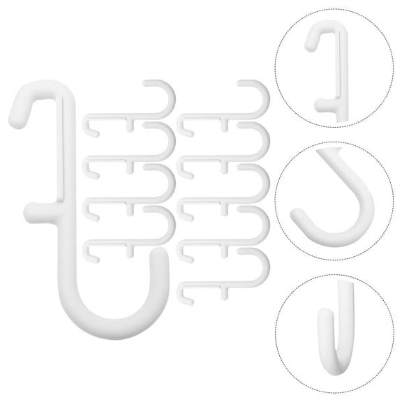 UPKOCH J Hooks Peg Board 10Pcs 2.4X1.5X0.3In