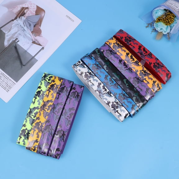 UPKOCH 10Set Racket Grip Wrapping Belt PU Moisture Absorption for Jump Rope Camouflage