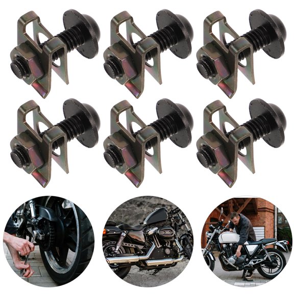 UPKOCH 10pcs Chain Rivet Tool Motorcycle Black Aluminum Alloy Wide Compatibility for DIY Enthusiasts