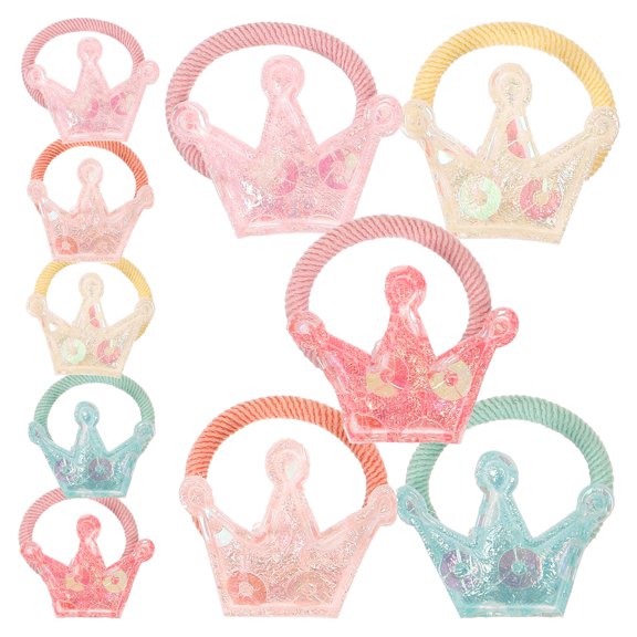 UPKOCH 10pcs Dog Beauty Straps Assorted Color Hair Decoration for Pet Owners