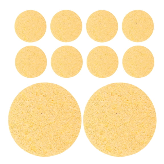 UPKOCH 10pcs Unbleached Sea Sponge Compact Crab Sponge For Pet Crabs Habitat