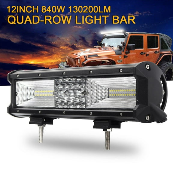 UPKOCH 12 68 Auto Bar Off Road Fog Light with High Performance Mixed Beam Design
