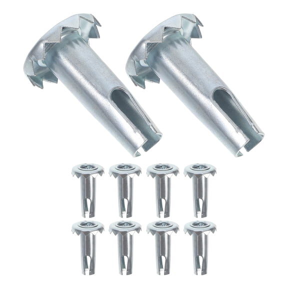 UPKOCH 12pcs Caster Sockets Iron Furniture Replacement for Homeowners