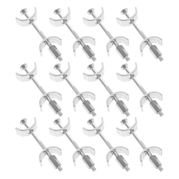 UPKOCH 12Pcs Silver Galvanized Steel Countertop Connectors for Kitchen Countertops