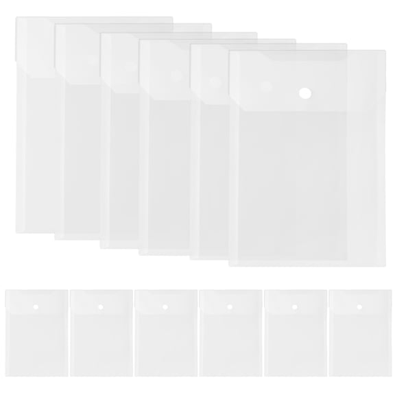 UPKOCH 12pcs File Storage PVC Folder Storage Bag for Legal Documents Carrying Lawyers