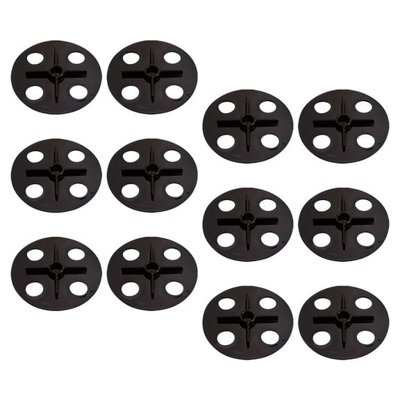 UPKOCH 12pcs Round Planter Insert Black with Ventilation for Improved Temperature Regulation in Plants