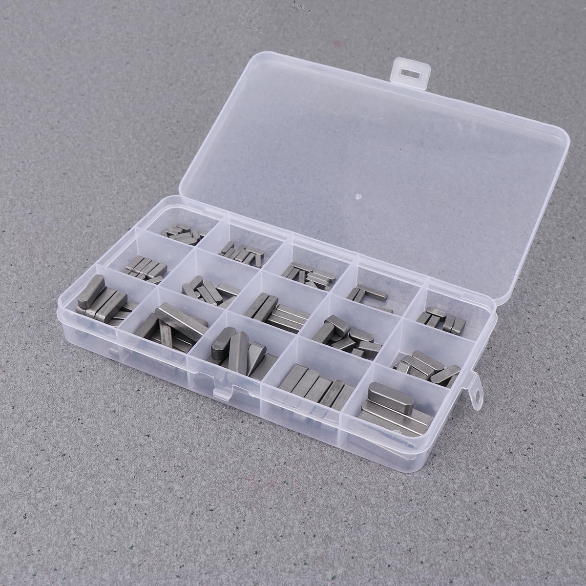 UPKOCH 140Pack Square Steel Key Stock Parallel Pin Drive Shaft Keys Set ...