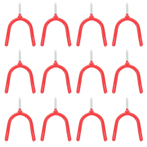 UPKOCH 16pcs Garden Hooks for Hanging Steel Y-shape Hooks with Double Hook Design for Handy Persons