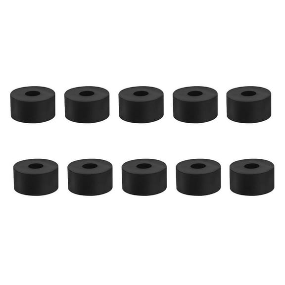 UPKOCH 16pcs Planter Pot Rubber Risers for Household Appliances Black Water Drainage