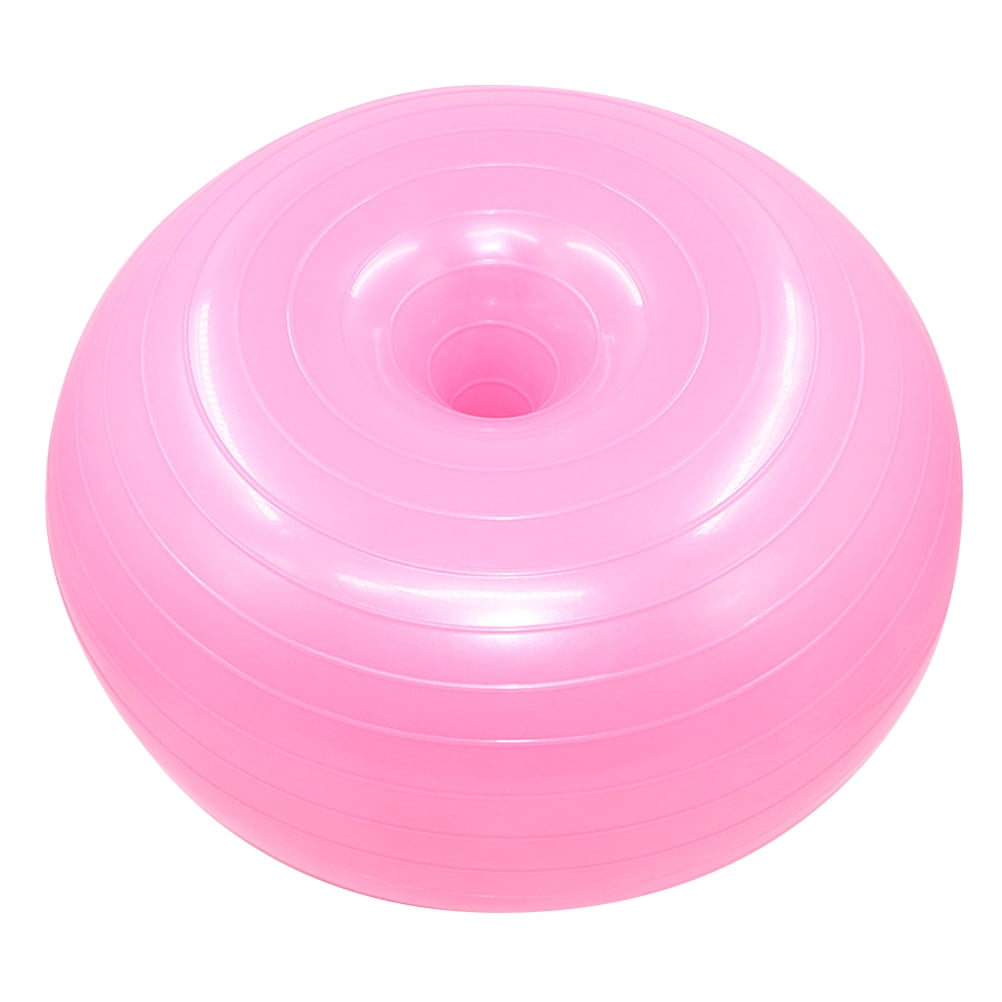 UPKOCH 1Pack Exercise Equipment Yoga Ball Balance Balls Donuts Shaped PVC for Fitness Beginners