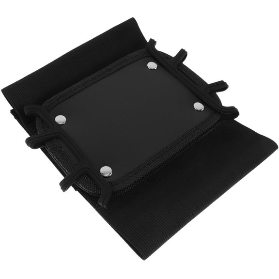 UPKOCH Black Car Headrest Tablet Mount with Durable Strap and Protective Silicone Mesh