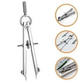 thumbnail image 1 of UPKOCH Student Math Geometry Compass Metal for Students 1Set 4.3x2x0.4in, 1 of 8