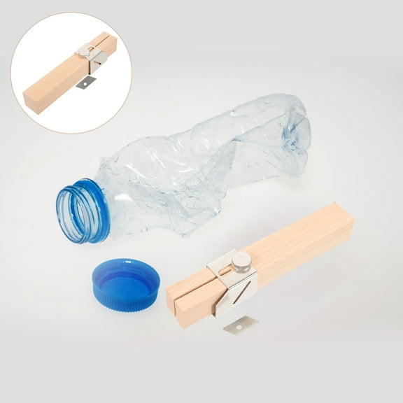 UPKOCH Home Use Plastic Bottle Shredder Metal 1Set 5.5x1.2in