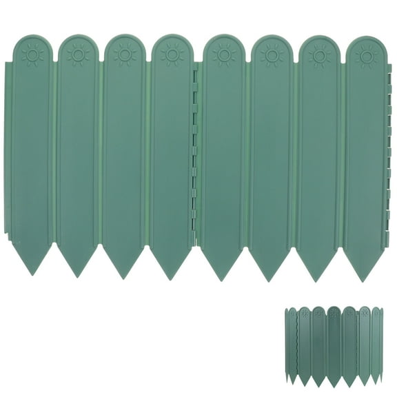 UPKOCH 1Pcs Plastic Garden Edger Border Green Fence Panel for Outdoor Space