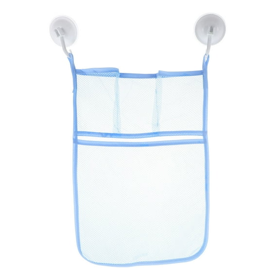 UPKOCH Bathroom Organizer Mesh Shower Bag Blue 1Set