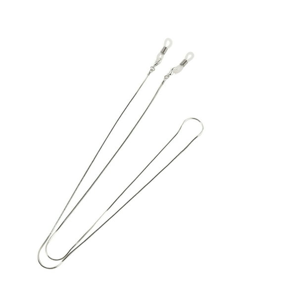 UPKOCH Eyeglass Necklace for Women Eyeglass Chain Silver Stainless Steel 1Pack