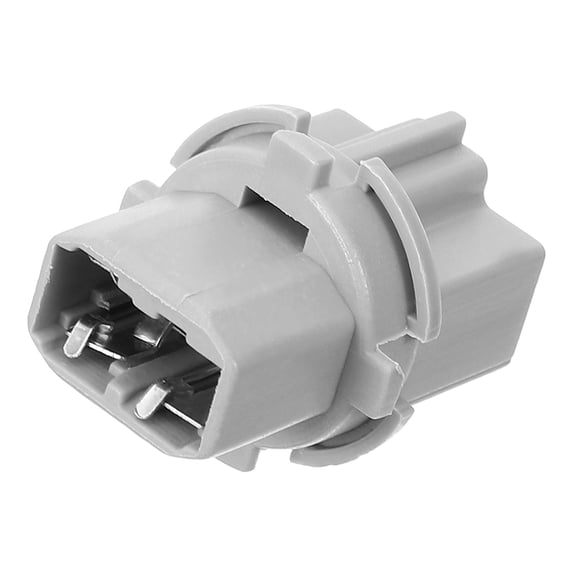 UPKOCH 1Pcs Turn Signal Light Socket 3.00X2.00X2.00Cm Dark Grey Plastic Metal For Brake Light Connection