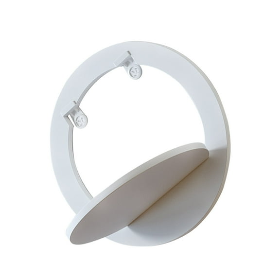 UPKOCH 1Pcs Wall Mounted Storage Rack White Plastic for Homeowners in Bedroom