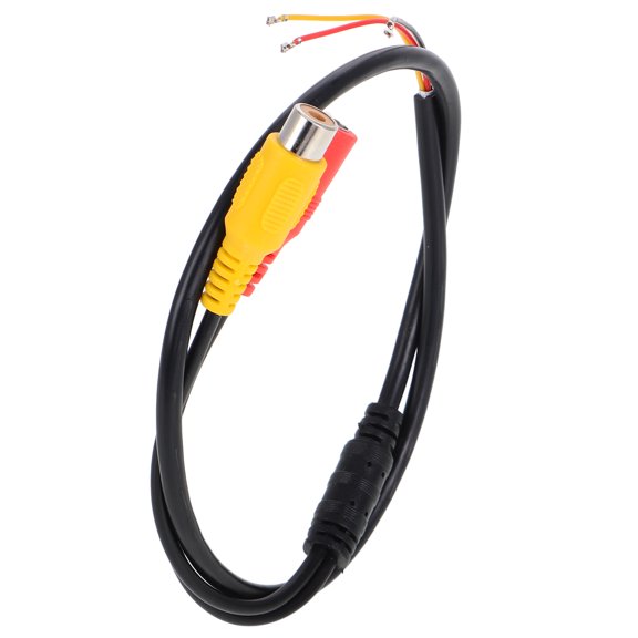 UPKOCH 1Set 60.00X2.00X1.00Cm Camera Cable Multi Color For Automotive Use Rearview Camera Connectivity Rca Head