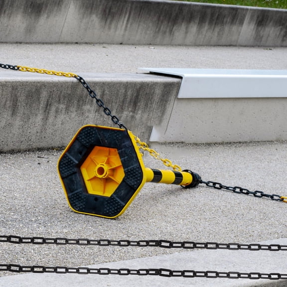 UPKOCH 1Set Adjustable High-strength Material Safety Chain Link for Event Management Parking Barrier