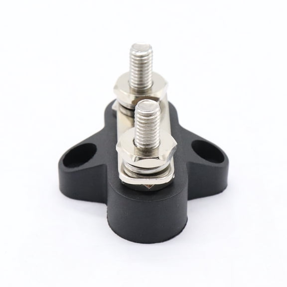 UPKOCH 1Set Black Nylon Terminal Stud For Car Boat RV Electrical Distribution Blocks 4.5x4.3x3.2Cm