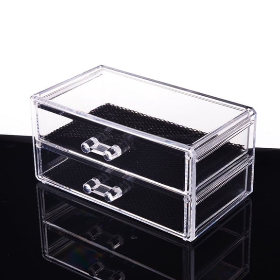 UPKOCH 1Set Clear Acrylic Makeup Organizer for Professional Makeup Studio