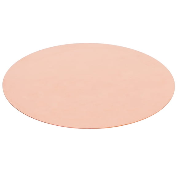 UPKOCH Round Copper Plate Rose Gold 1Set 11.8X11.8X0.04In