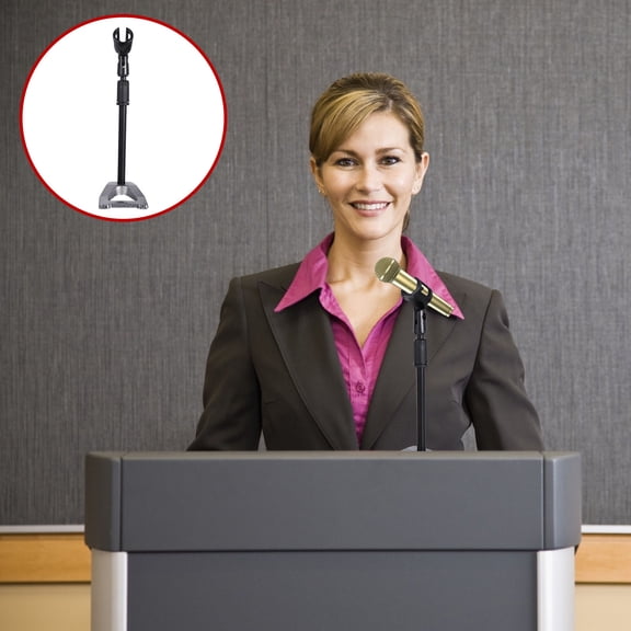 UPKOCH Universal Mic Stand Microphone Support Black 1 Set