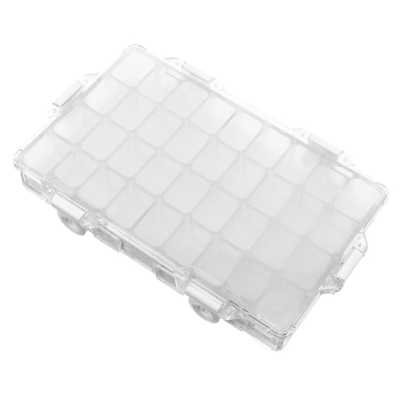 UPKOCH 1Set Empty Watercolor Palette 36 Grids Transparent Plastic For Painters And Artists