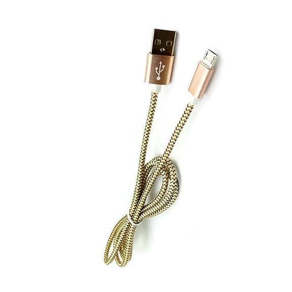 UPKOCH 1Set Golden Metal Silicone Copper Data Transfer Cable For Travel Trips Supporting Usb 1.1 And 2.0
