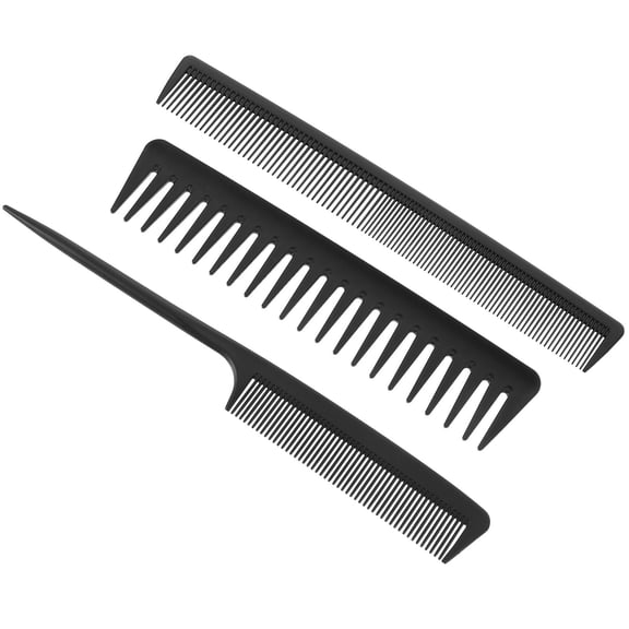 UPKOCH Styling Grooming Comb Hairdressing Tool Plastic Dense Teeth 1 Set 8.57X1.10X0.12in