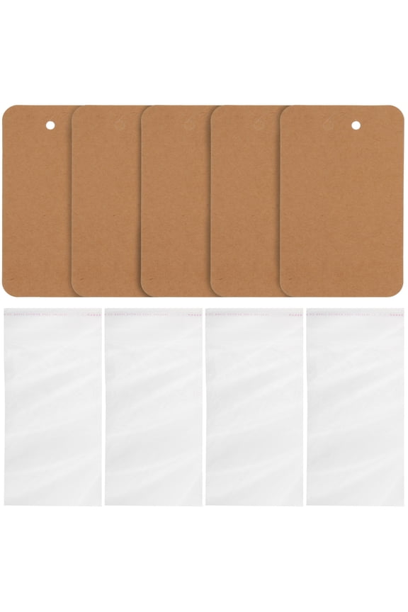 1Set Keychain Display Cards for Craft Enthusiasts with Assorted Color Packaging