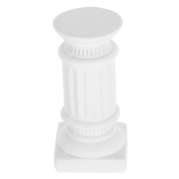 UPKOCH 1Set Mini Resin Column for Photography in White for Homeowners and Desk Decoration