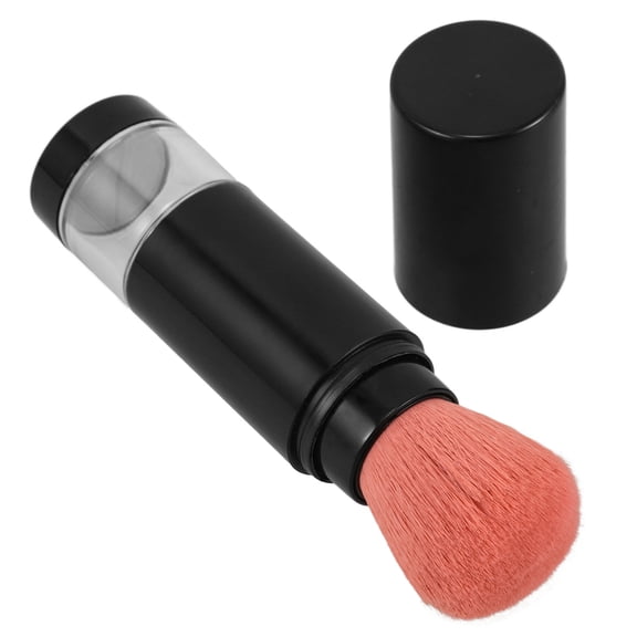 UPKOCH 1Set Pink Automatic Powder Spray Brush With Plastics And Fibers For On The Go Touchups