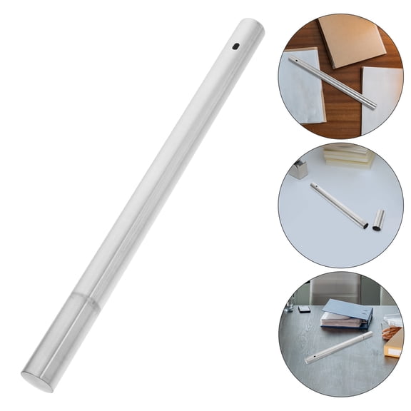 UPKOCH 1Set Silver Cylindrical Stainless Steel Document Storage Tube for Birth Certificate Holder 11.8x1.1x1.1in