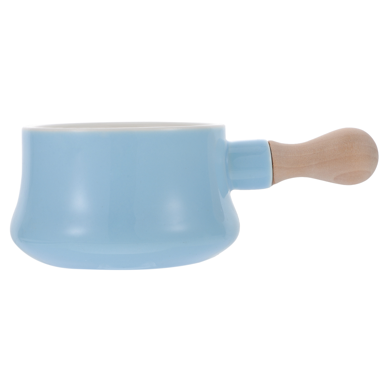 UPKOCH 1Set Snack Bowls for Use Blue Flat Bottom Design for People who Enjoy Various Foods in Kitchen