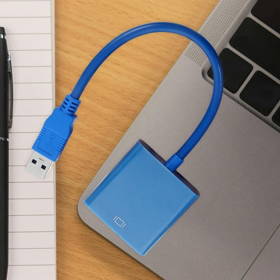 UPKOCH Adapter Cable Usb 3.0 To Vga Adapter Cable Electric Components 1Pack Blue